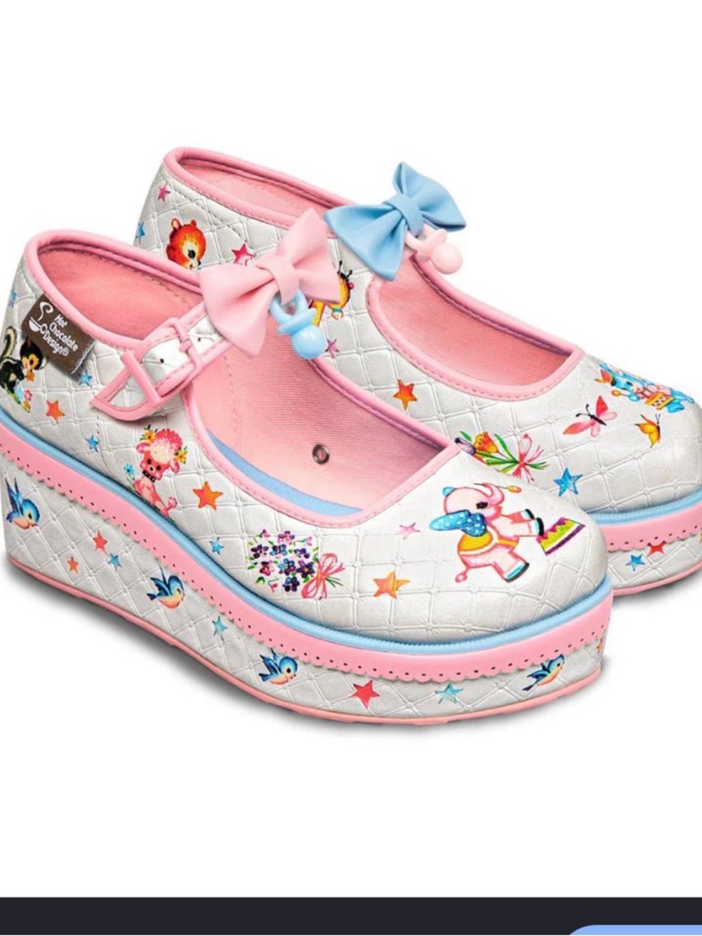 Hot Chocolate Design Platform Mary Jane Baby Doll Shoes 9
